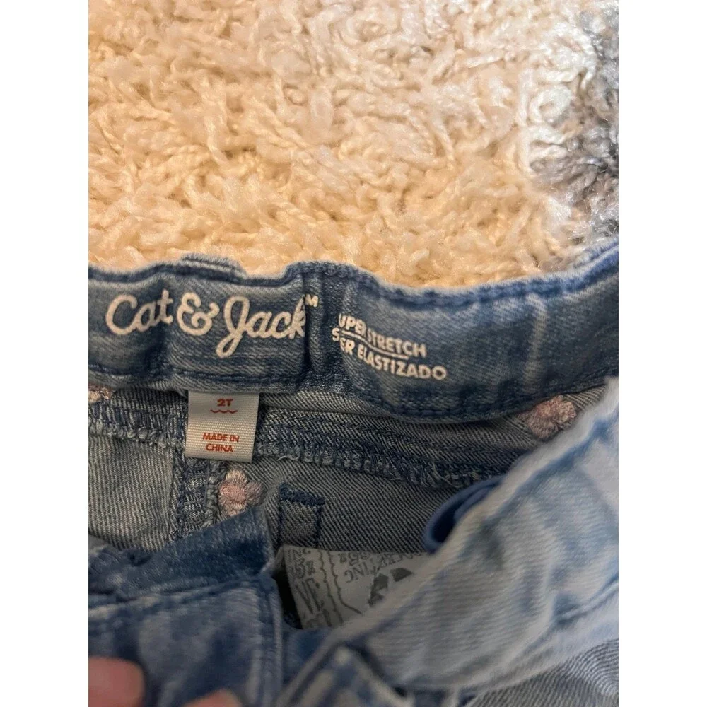 Cutoff Jean Shorts, Cat & Jack Embroidered Daisy and lucky brand 2t